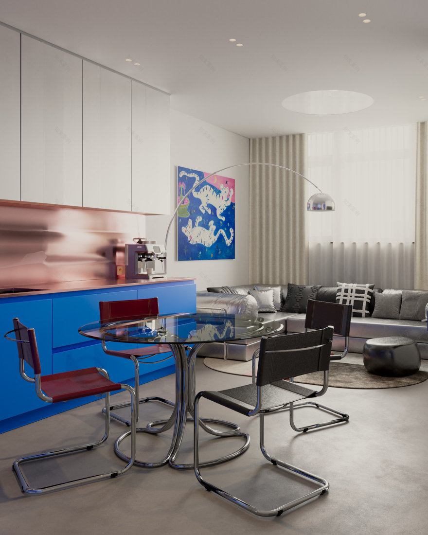 梅勒公寓(注:Mayler为特定人名或地名等,这里按音译处理,flat常见意为公寓) 丨RussiaKrasnodar-14