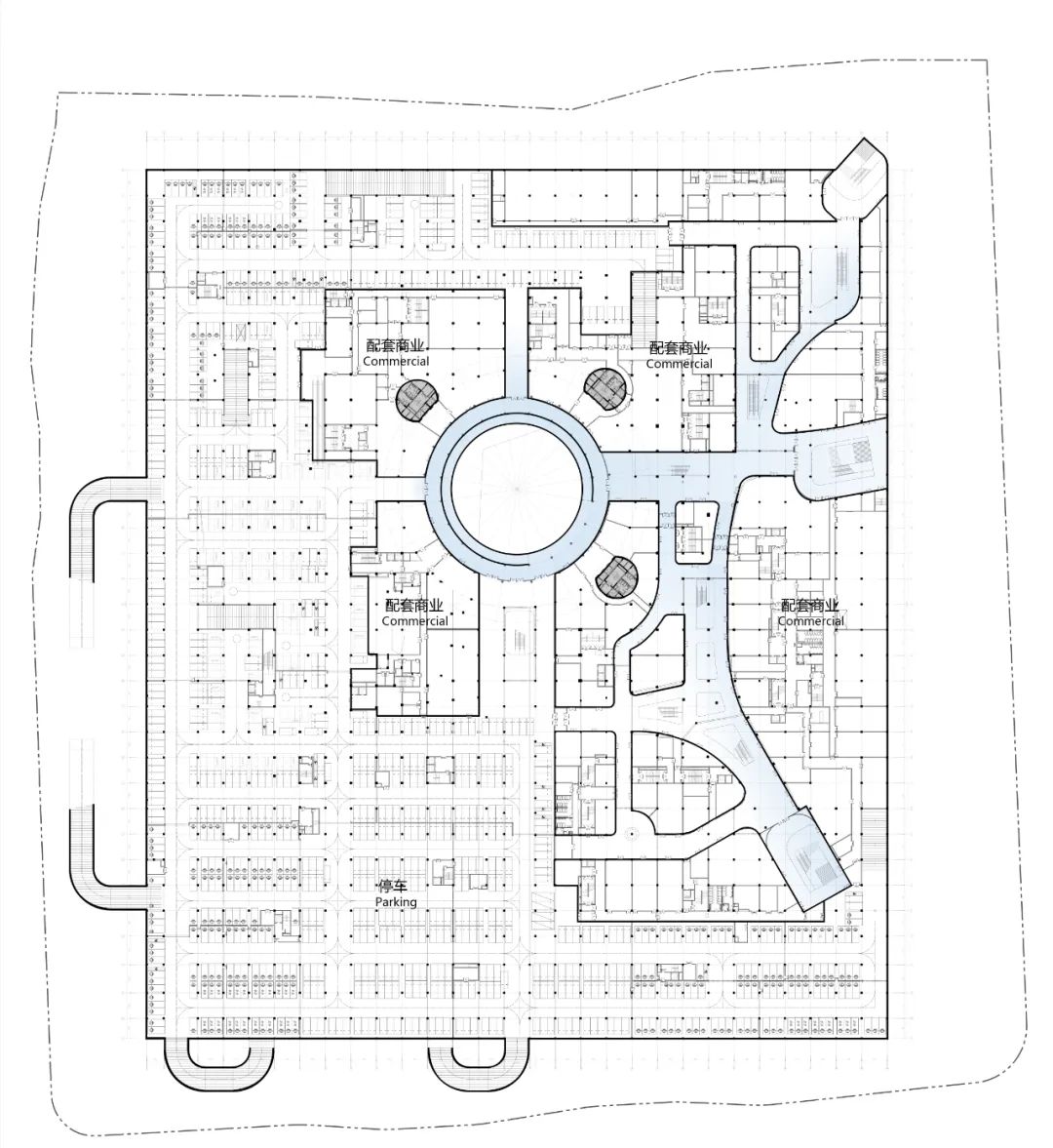 杭州萧山“星系”文化公园丨中国杭州丨中联·方晔·左右建筑-47
