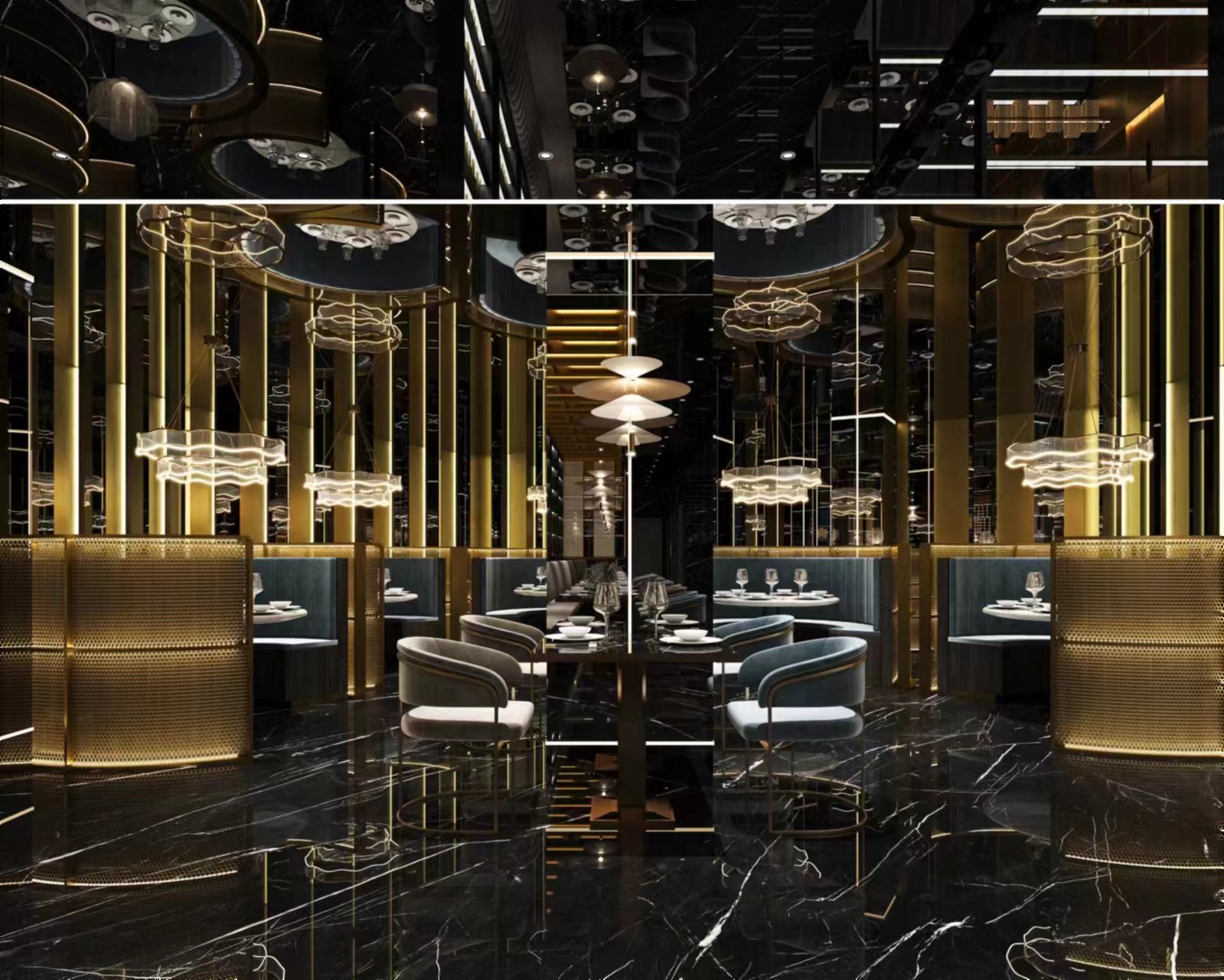 工装 | 轻奢 | 餐饮店-7