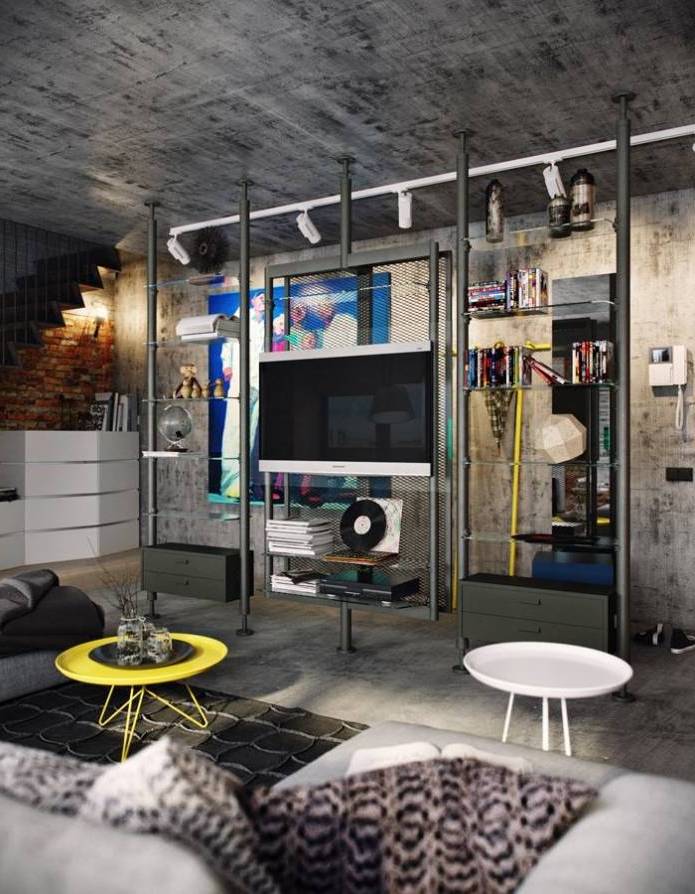 现代两层110平 loft 室内设计丨俄罗斯莫斯科丨PROforma-29