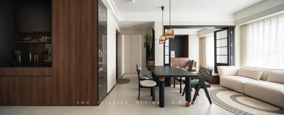 7㎡次卧爆改多功能厅！榻榻米+茶室+书房，120平秒变200平豪宅体验-41