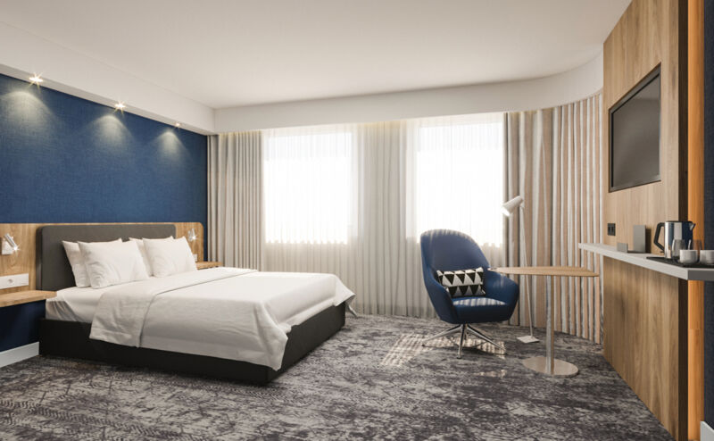 Holiday Inn E·press酒店室内改造扩建项目丨波兰卢布林丨KM rubaszkiewicz ARCHITEKCI-16