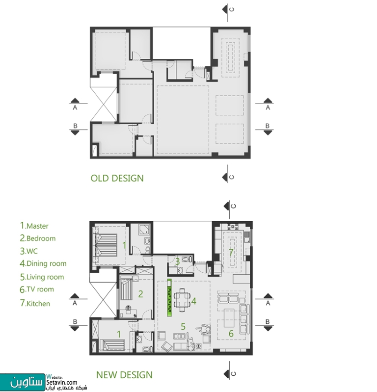 “به رنگ سبز”住宅改造项目丨伊朗德黑兰丨赫尔姆建筑事务所-31