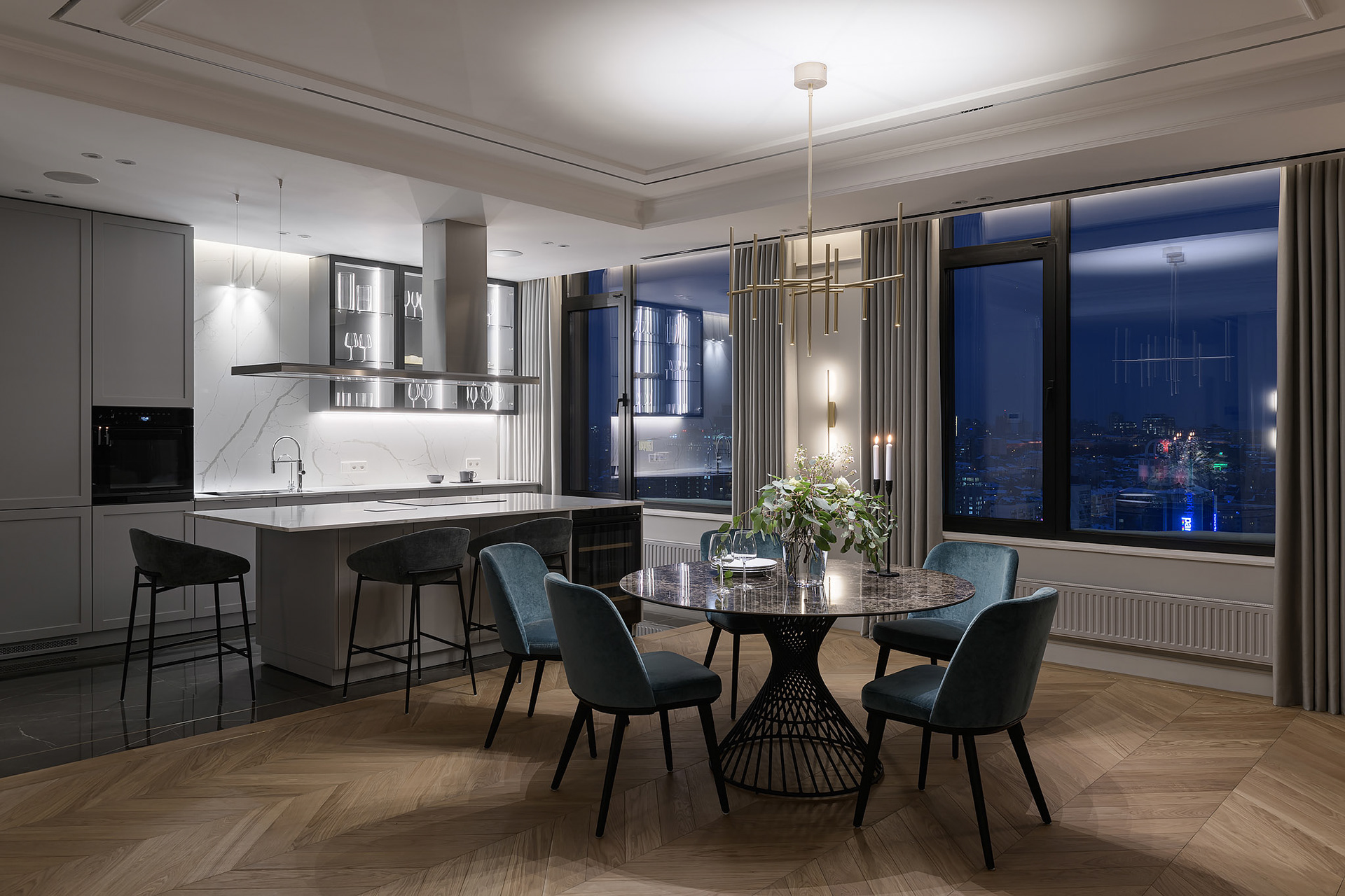 TETRIS·Grey Emerald 公寓丨乌克兰基辅丨S+O architects-28