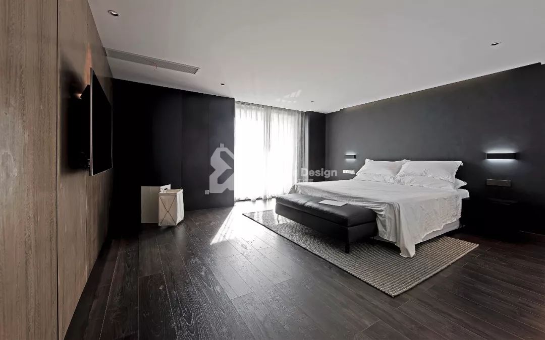 黑白极简,打造 330㎡顶层复式梦空间-97