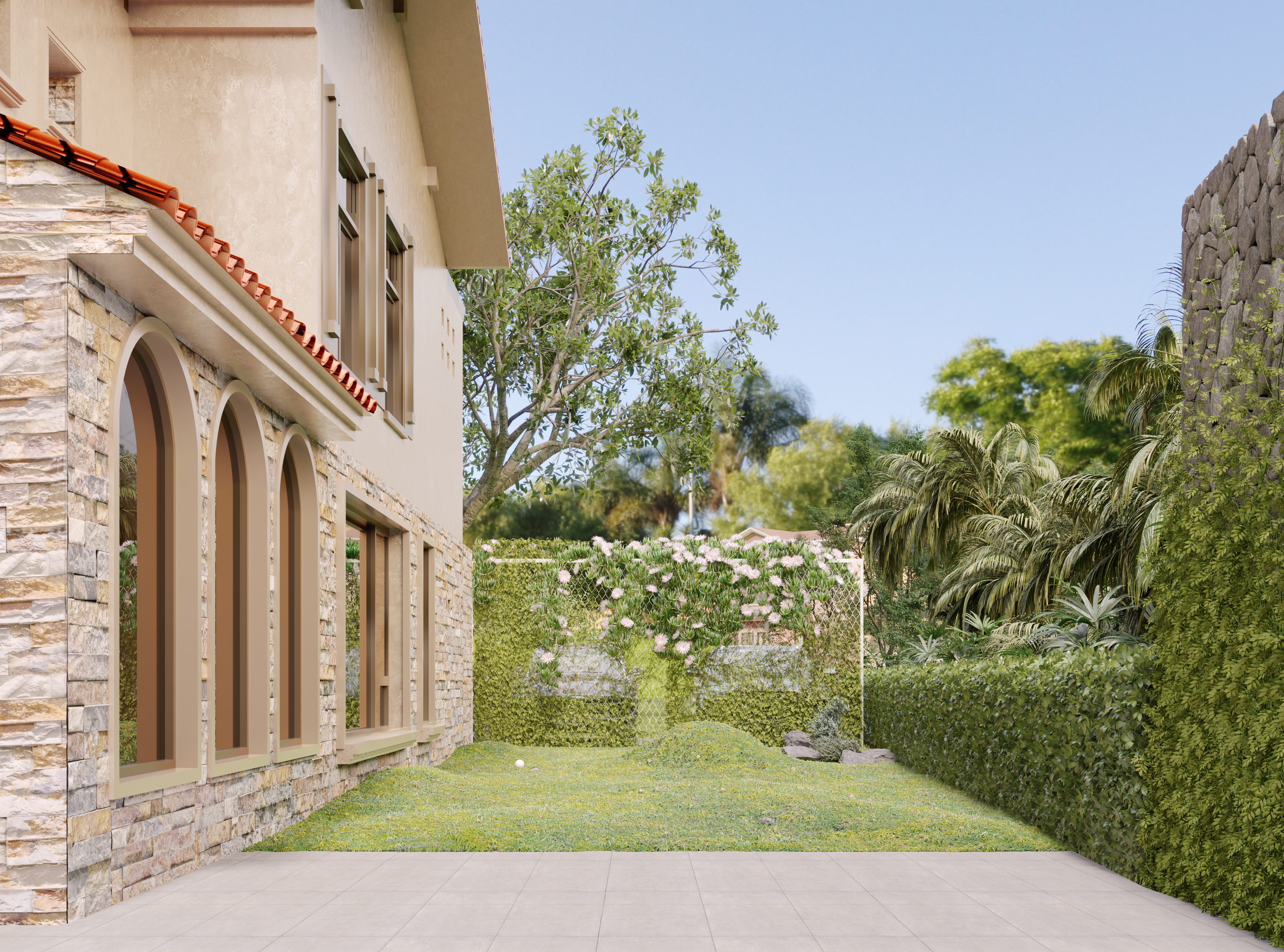 室外集鸿烨 | 探访知名设计师打造的现代简约庭院-7