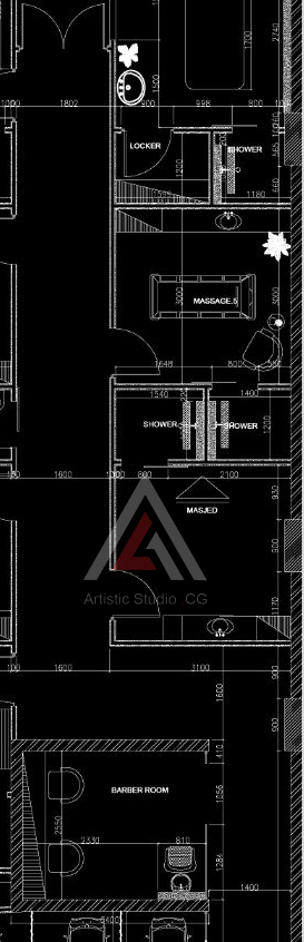 利雅得男士水疗中心丨沙特阿拉伯利雅得丨ARTISTIC STUDIO CG-15