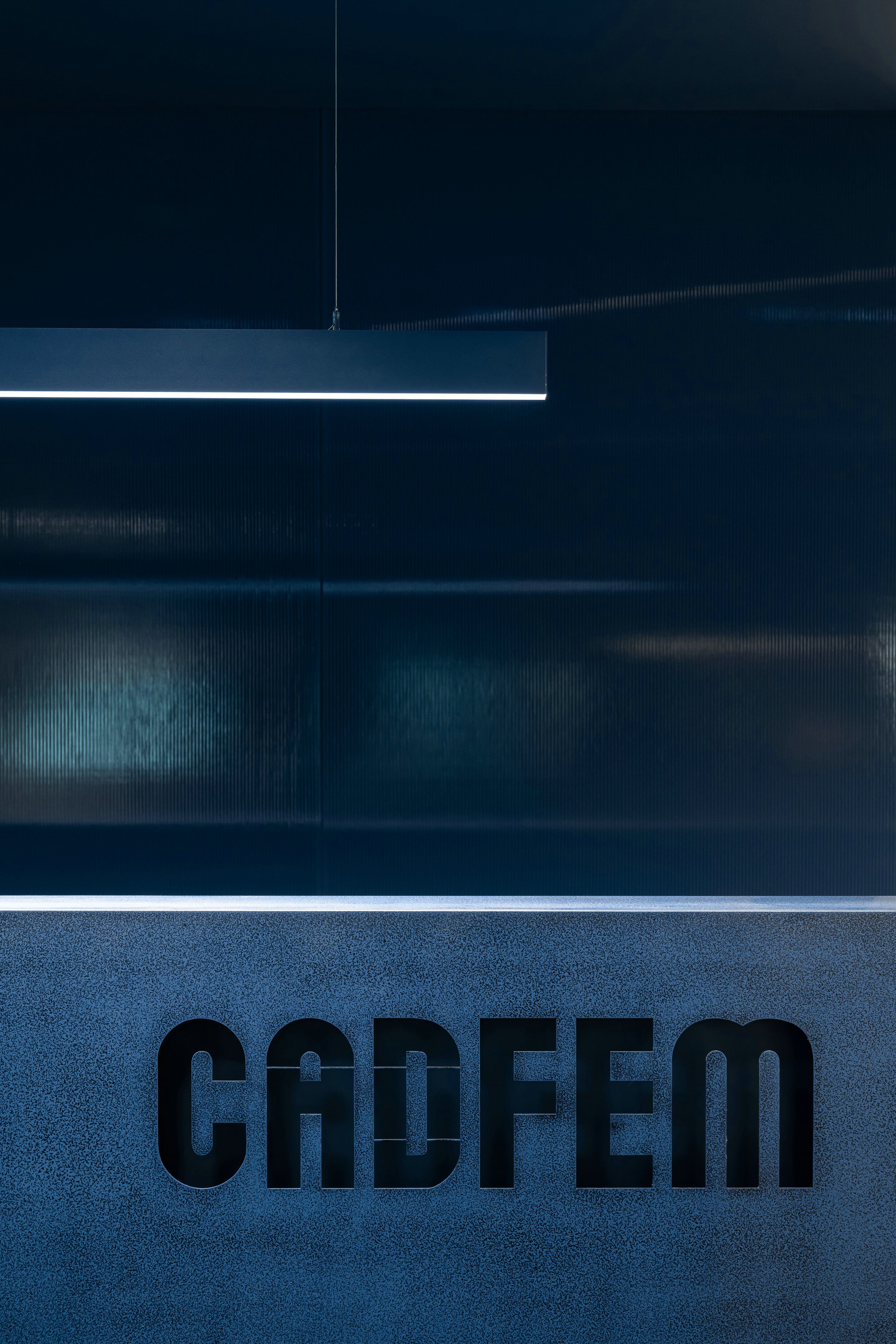 蓝色调，办公空间设计！-2