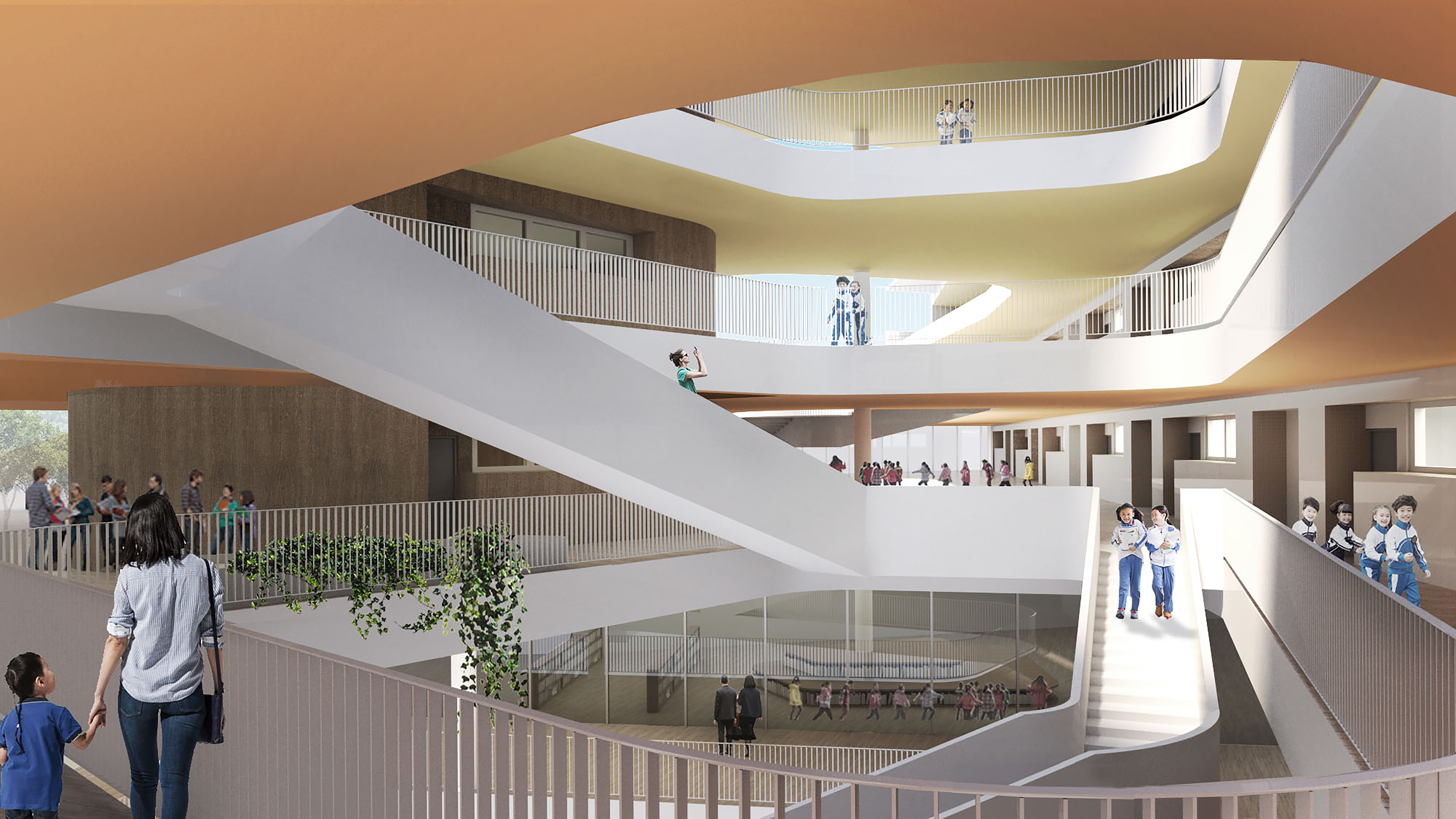 在建方案 | 城市里的梯田校园：深圳翠竹外国语学校 / Link-Arc建筑事务所-18