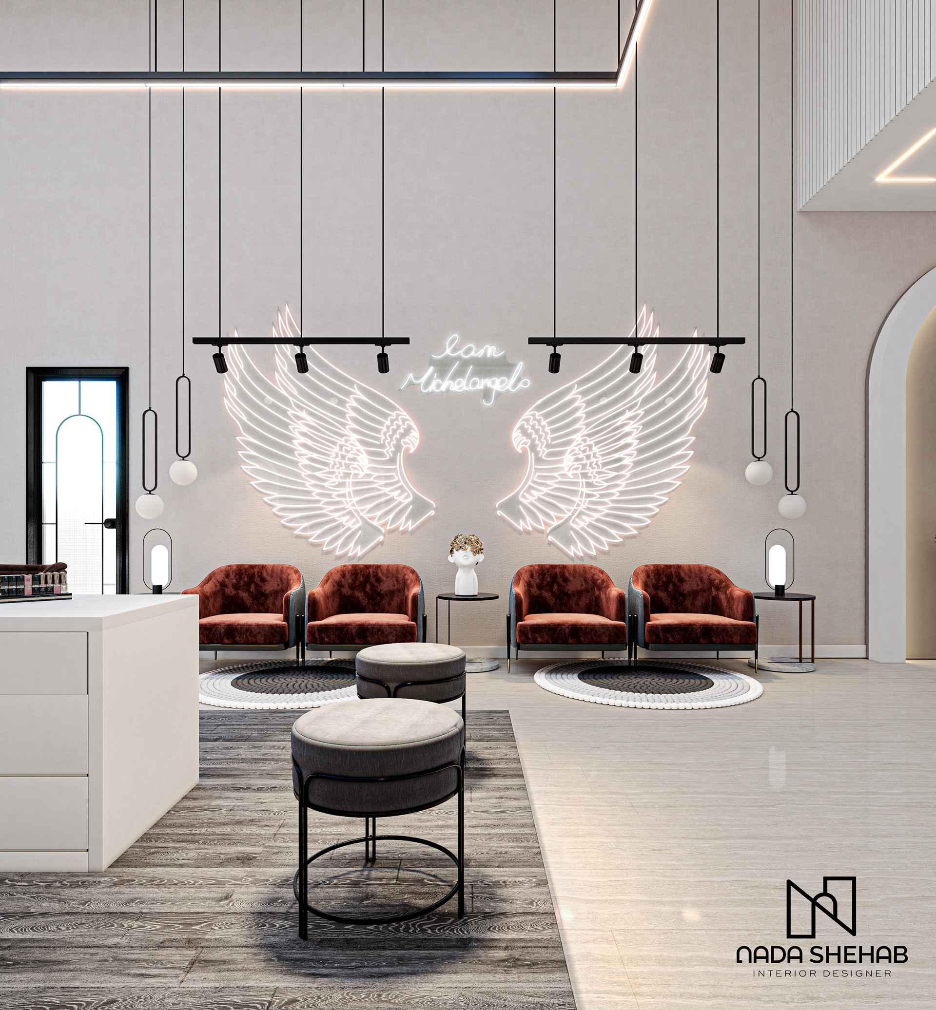 BEAUTY SALOON美容沙龙丨沙特阿拉伯丨DESIGN PASSION OFFICE,NADA SHEHAB-6