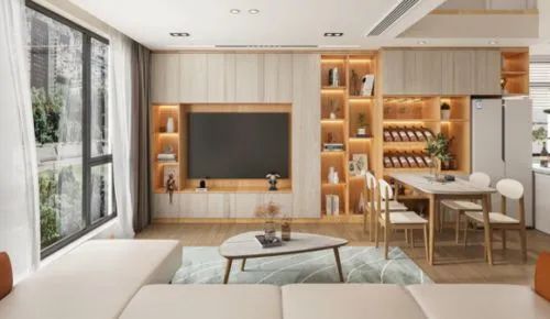 惊艳一体柜设计案例丨网络整理-9