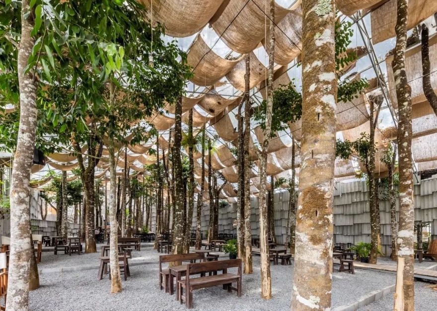 树与帘的摇曳:越南 MIX 餐厅丨The Bloom-22