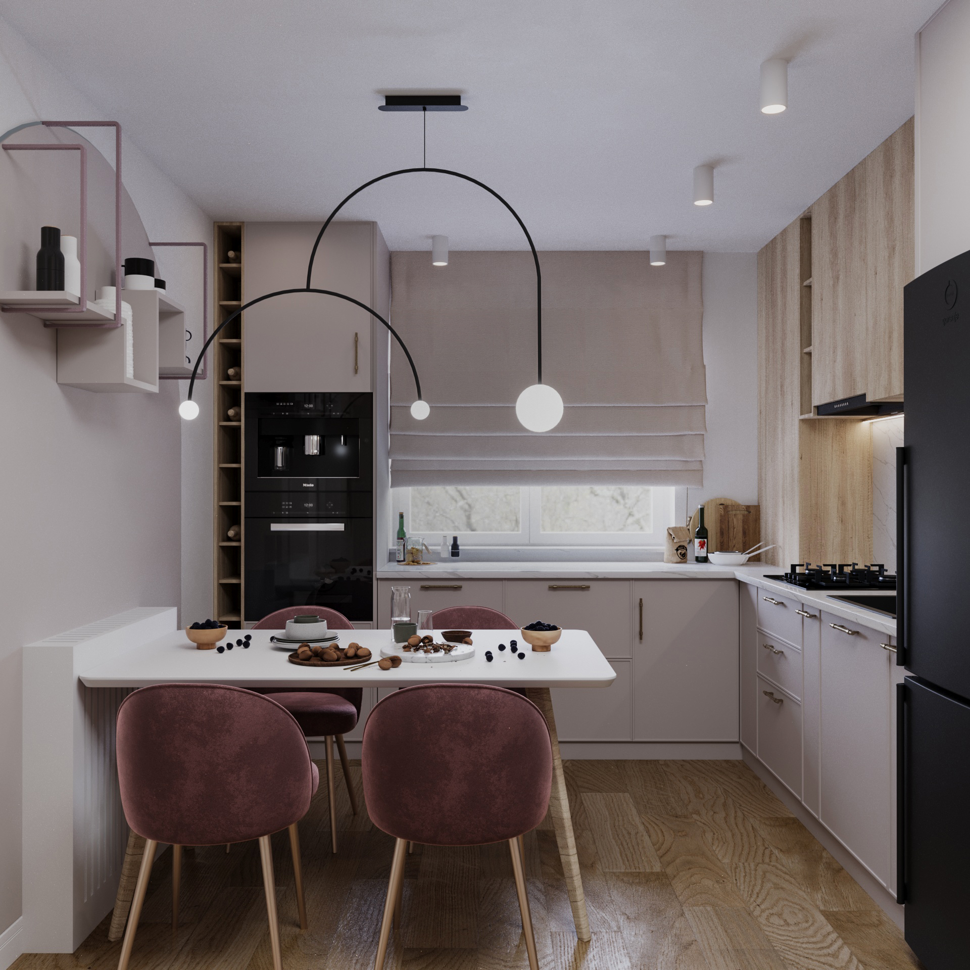 Pink Accents Apartment-0