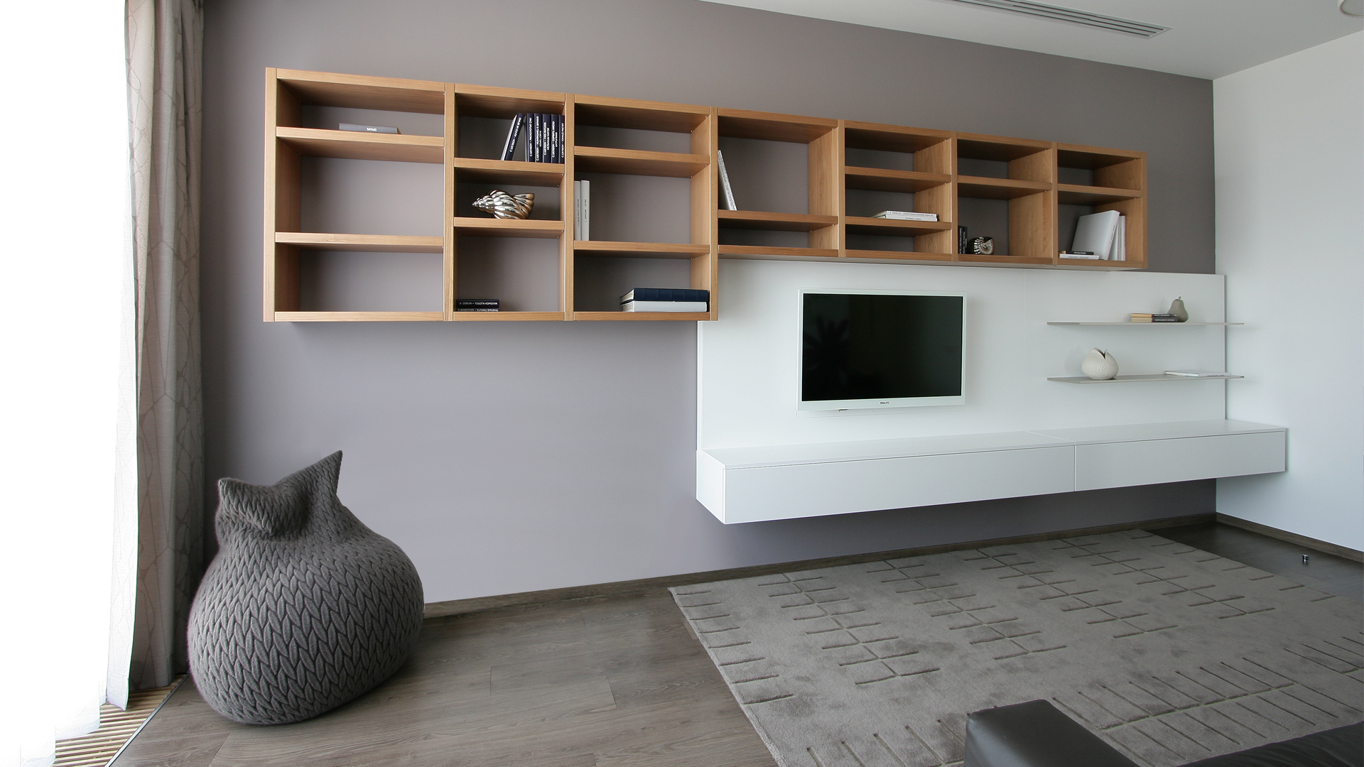 乌克兰单色家居,白色基调与自然元素完美融合-9