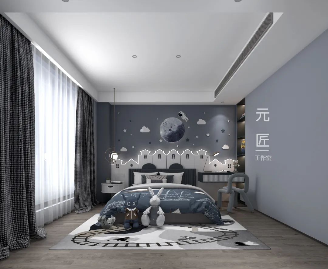 美式轻奢的优雅格调丨元匠设计-36