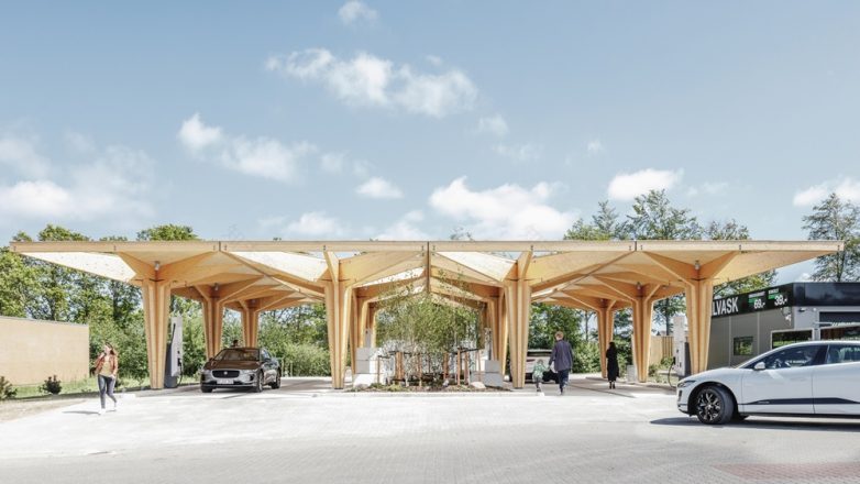 丹麦超快速电动汽车充电生态站丨丹麦COBE工作室-6