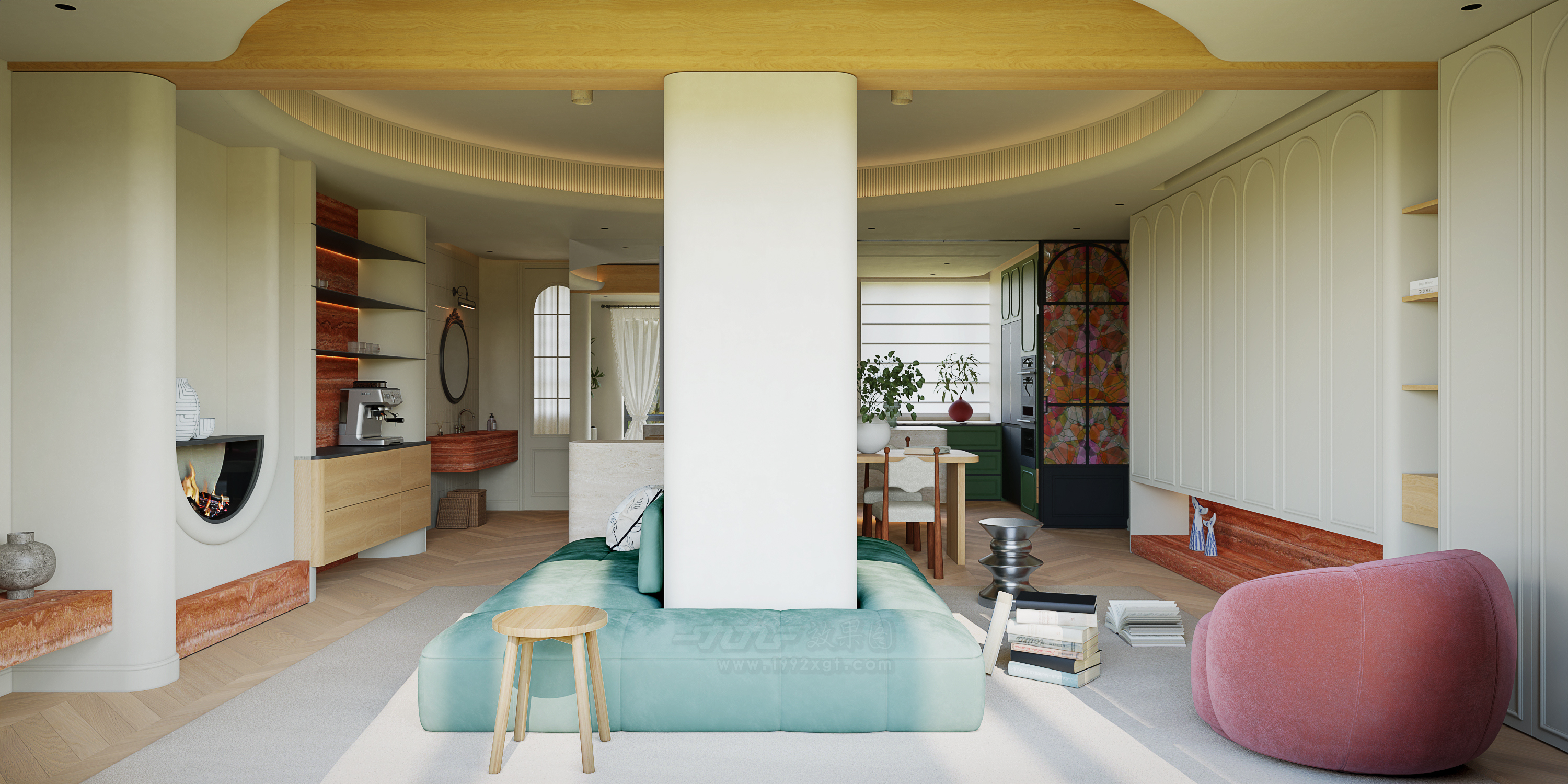 美式小家装效果表现-4