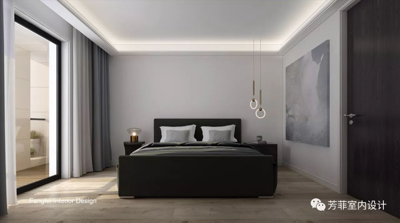 芳菲设计新作 | 绍兴黑白灰家居,诠释自由舒适生活-40
