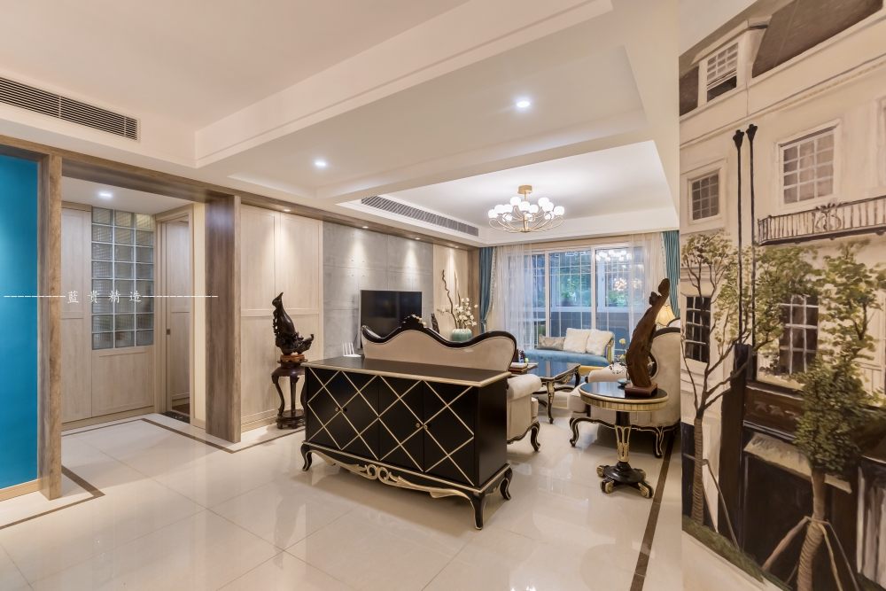 孔雀蓝的魔力 | 上海住宅设计诠释现代与传统交融-19