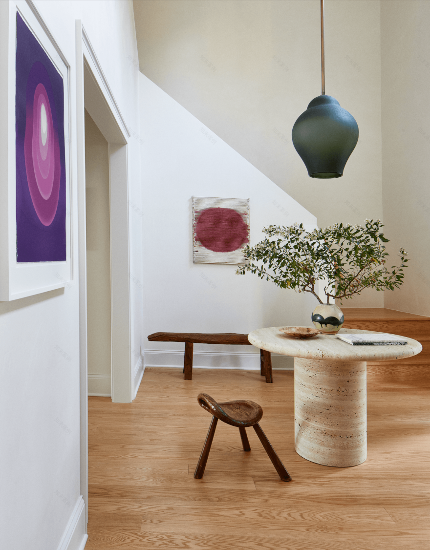 Hamptons柔和色调精致住宅翻新丨美国纽约丨室内设计师Sandra Weingort-17