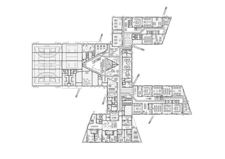 丹麦 Skovbakke 小学 | 木质温馨,绿色环保的教育空间-16