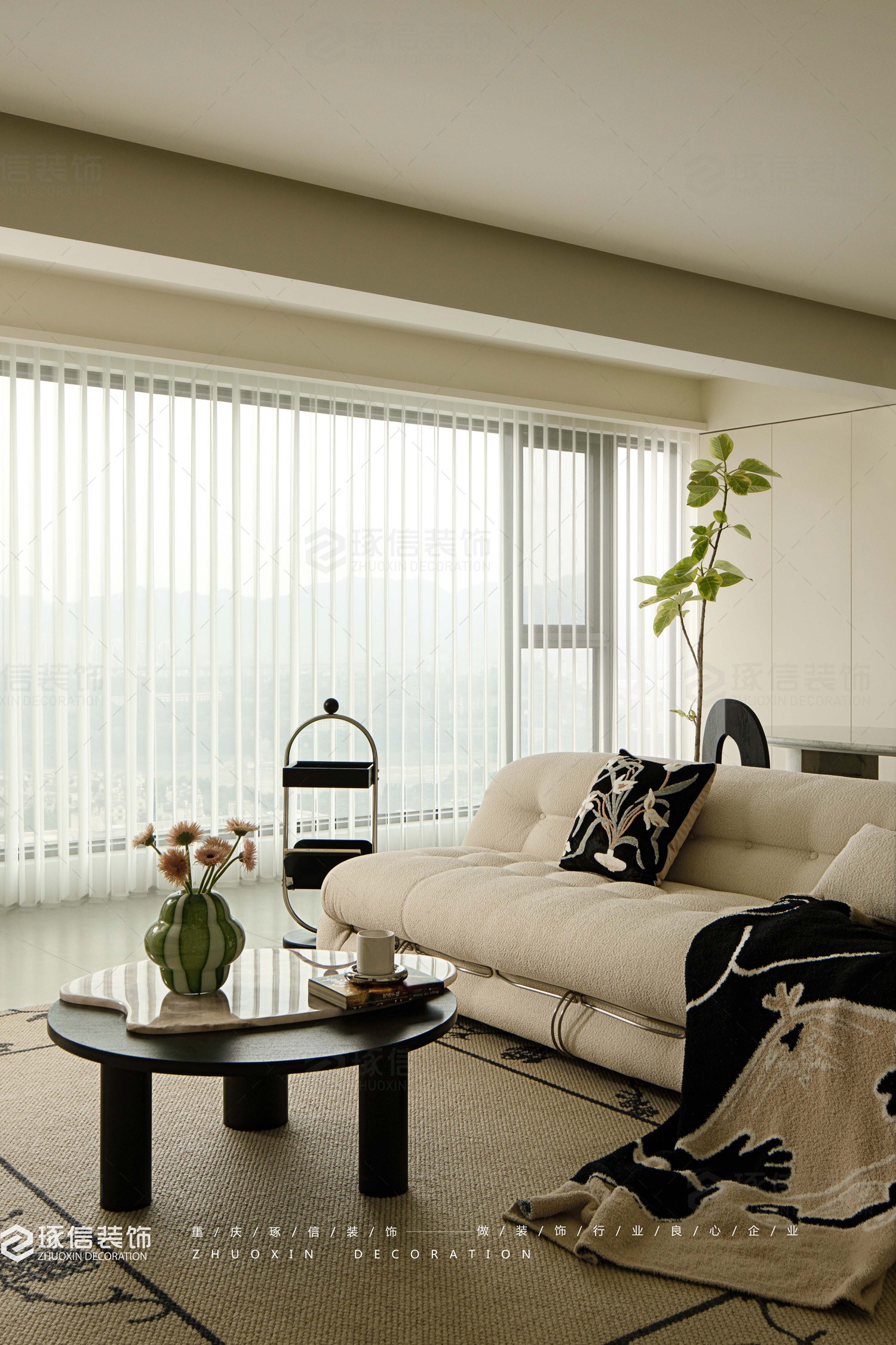 124 平奶油治愈家丨琢信装饰-11