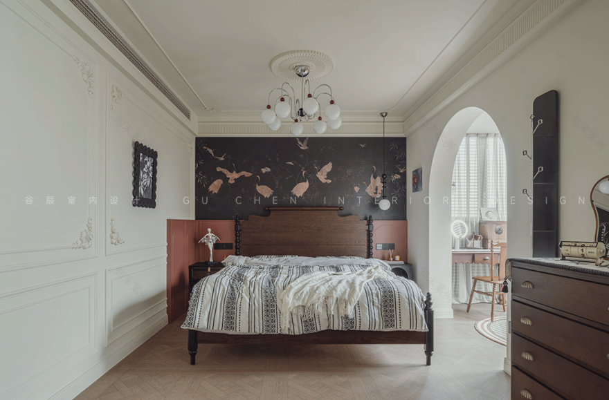 安徽黄山玉屏齐云府复古风家装设计丨中国黄山丨谷辰设计-16