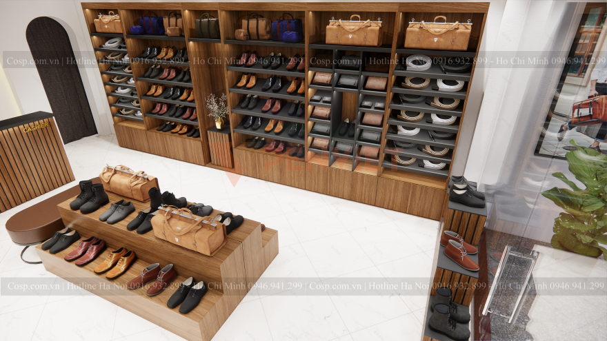 Lu·ury Brand皮革鞋店设计丨越南河内丨KTS. Hà Mạnh Khánh-16