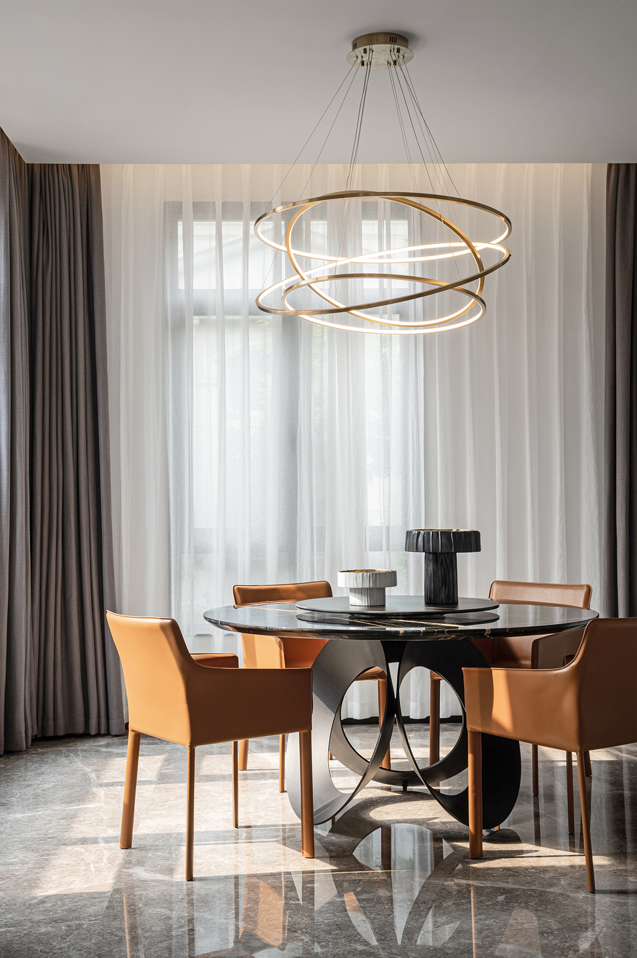 绿城玫瑰园·和光同尘丨中国淄博丨观享际SKH室内设计-21