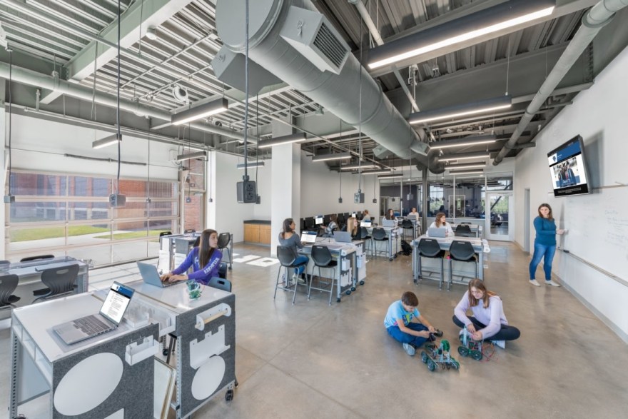 Perkins & Will丨中学丨Byron Nelson High School E·pansion-17