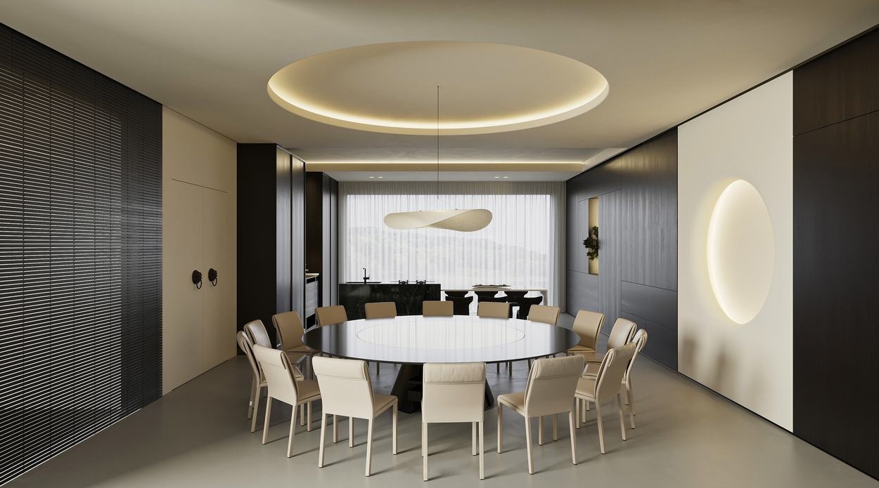 忆江南·中式别墅丨ZHBB 效果表现-40