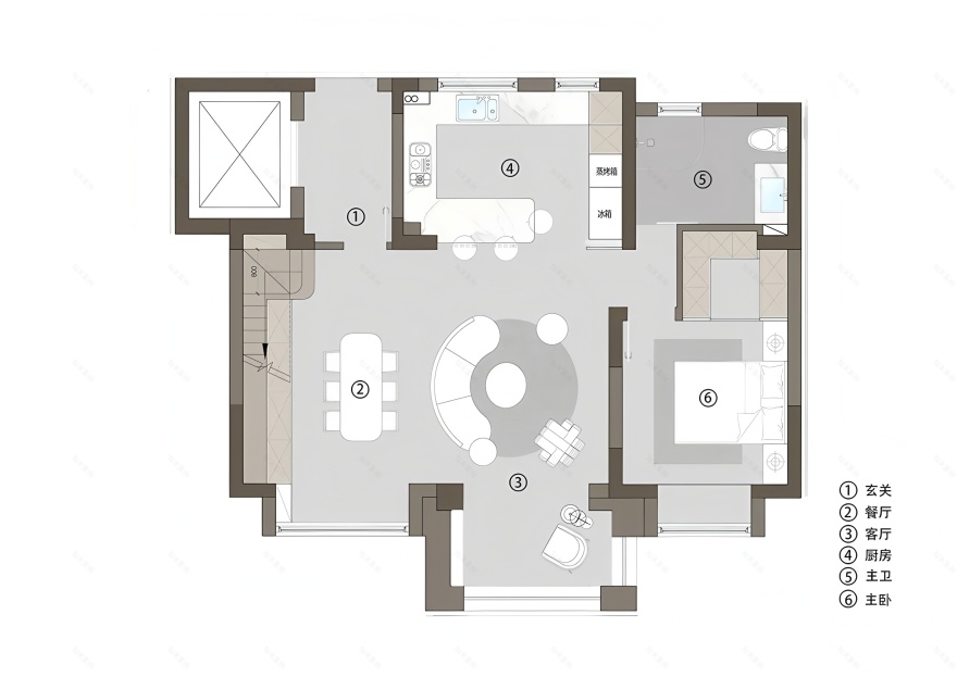 上海200 m²煦和别墅丨中国上海丨栖檐设计-65