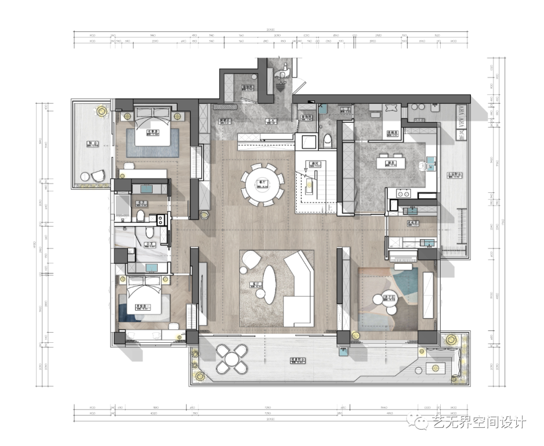 深圳湾原木简奢复式大宅丨中国深圳丨艺无界设计团队-47