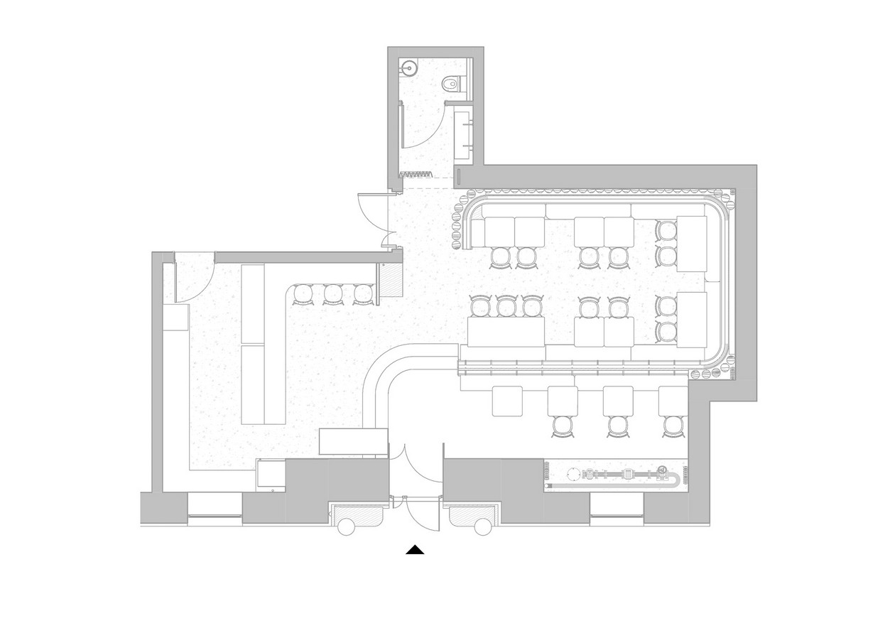 圣彼得堡102㎡餐厅设计-1