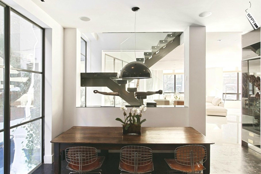 豪华别墅 现代风格美国纽约的联排别墅-0