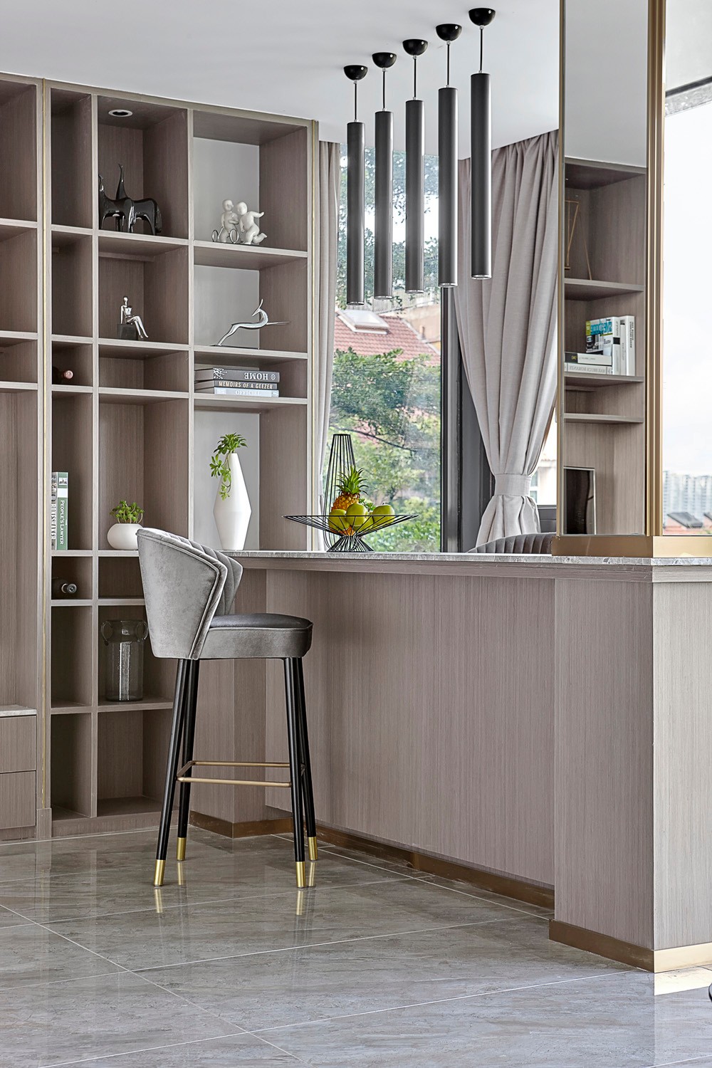 120㎡都市休闲风别墅顶层住宅-20