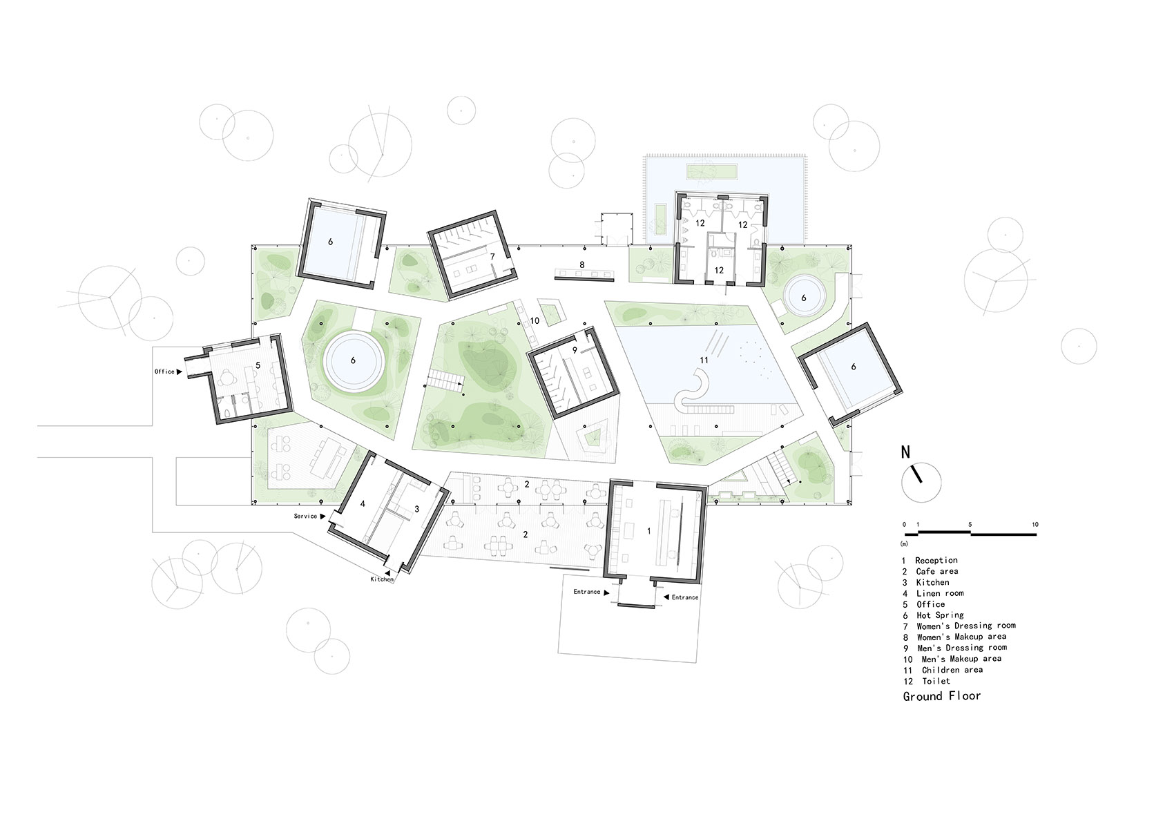 森之谷温泉中心,承德 / B.L.U.E. 建筑设计事务所-118