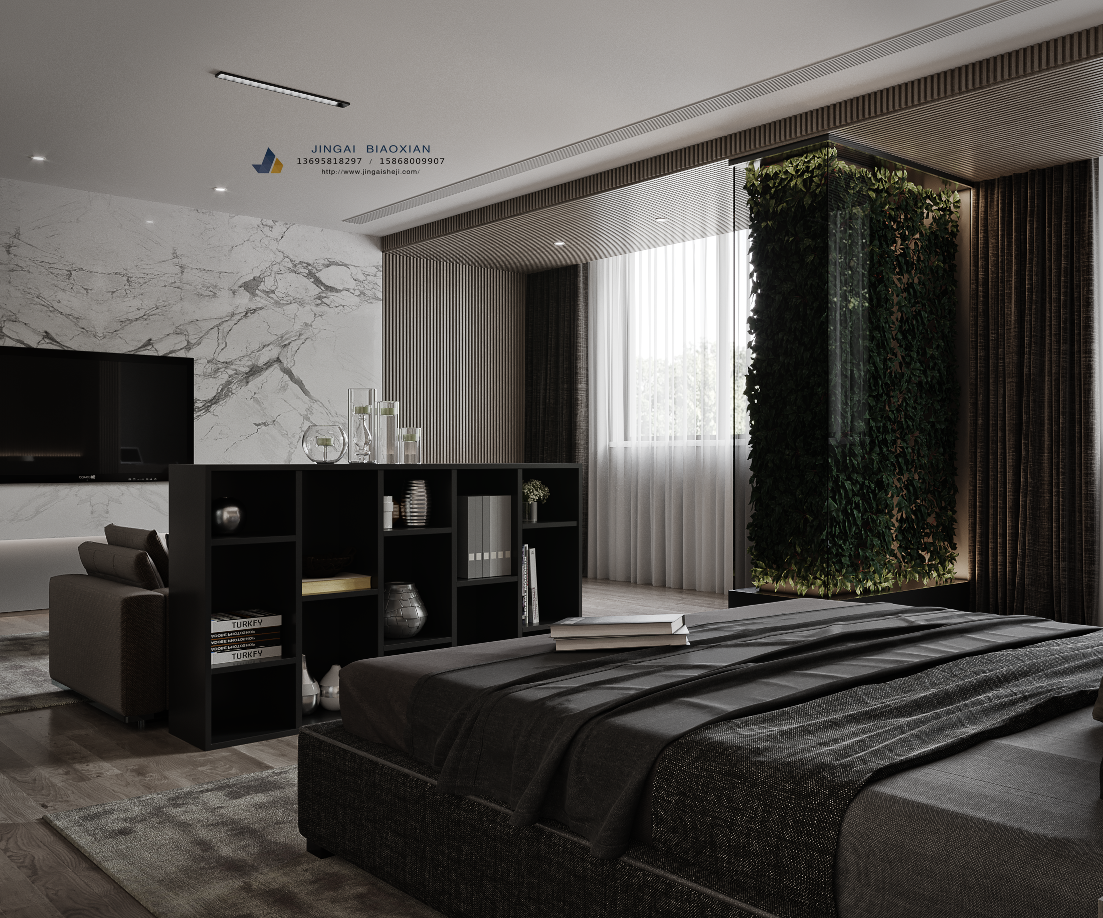 现代简约卧室-6