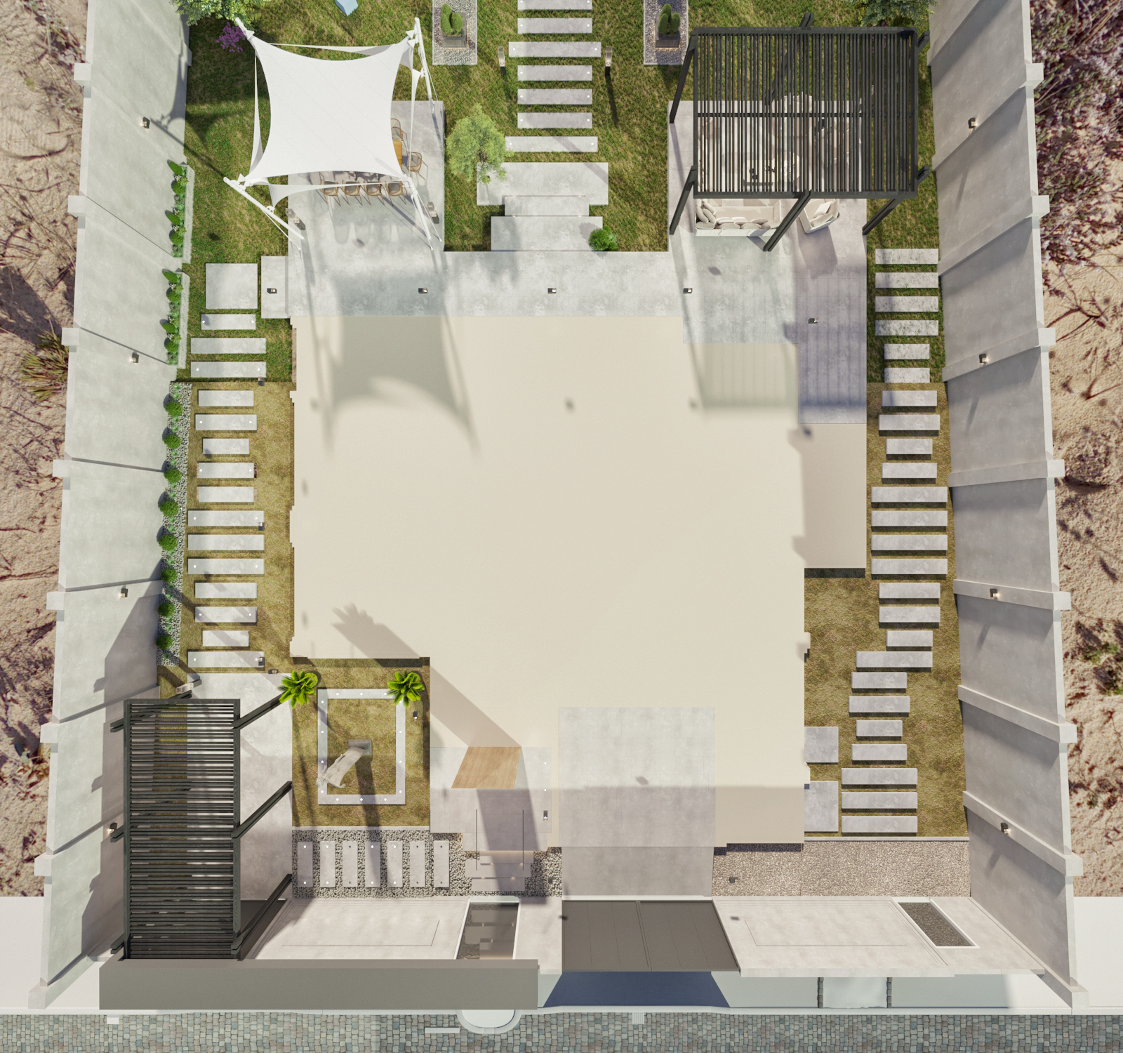 玛丽娜别墅景观丨Citicore interior design llc-21