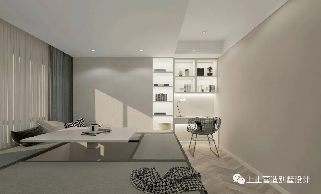 御翠园现代简约别墅设计丨中国长春丨上止营造别墅设计-36
