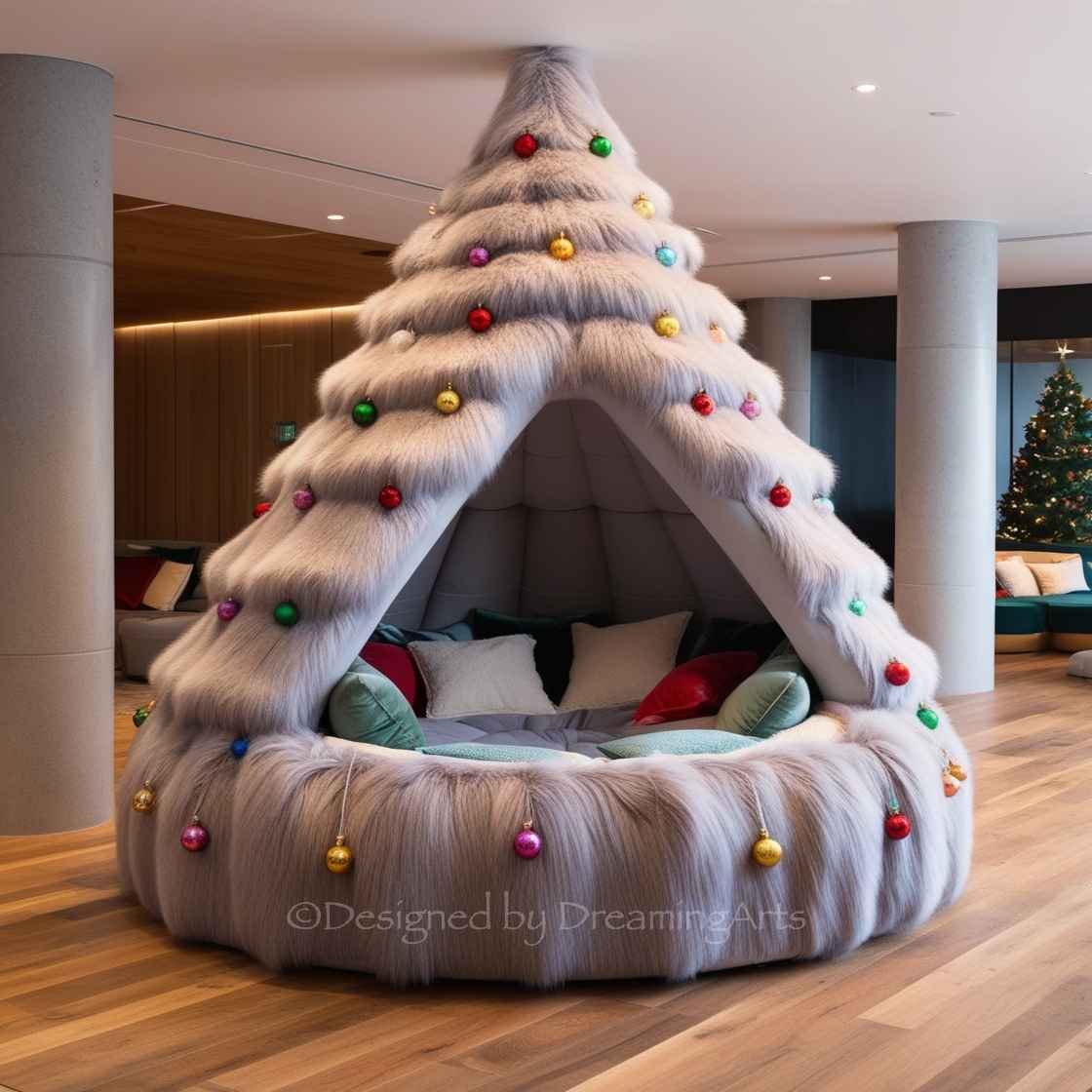 Christmas Tree Lounging Den（圣诞树休闲窝）丨FuturisticDecors-94