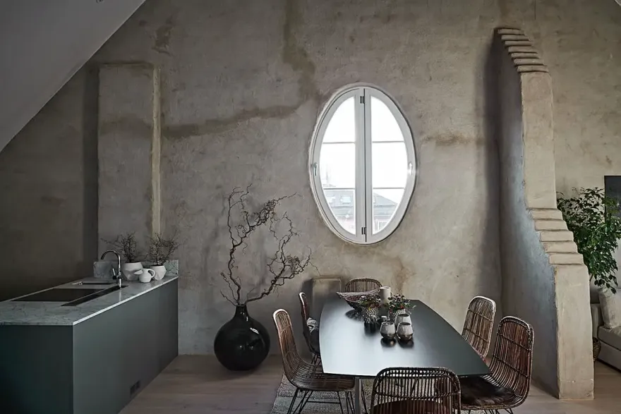 瑞典百年建筑顶层公寓的魔力夜晚-8