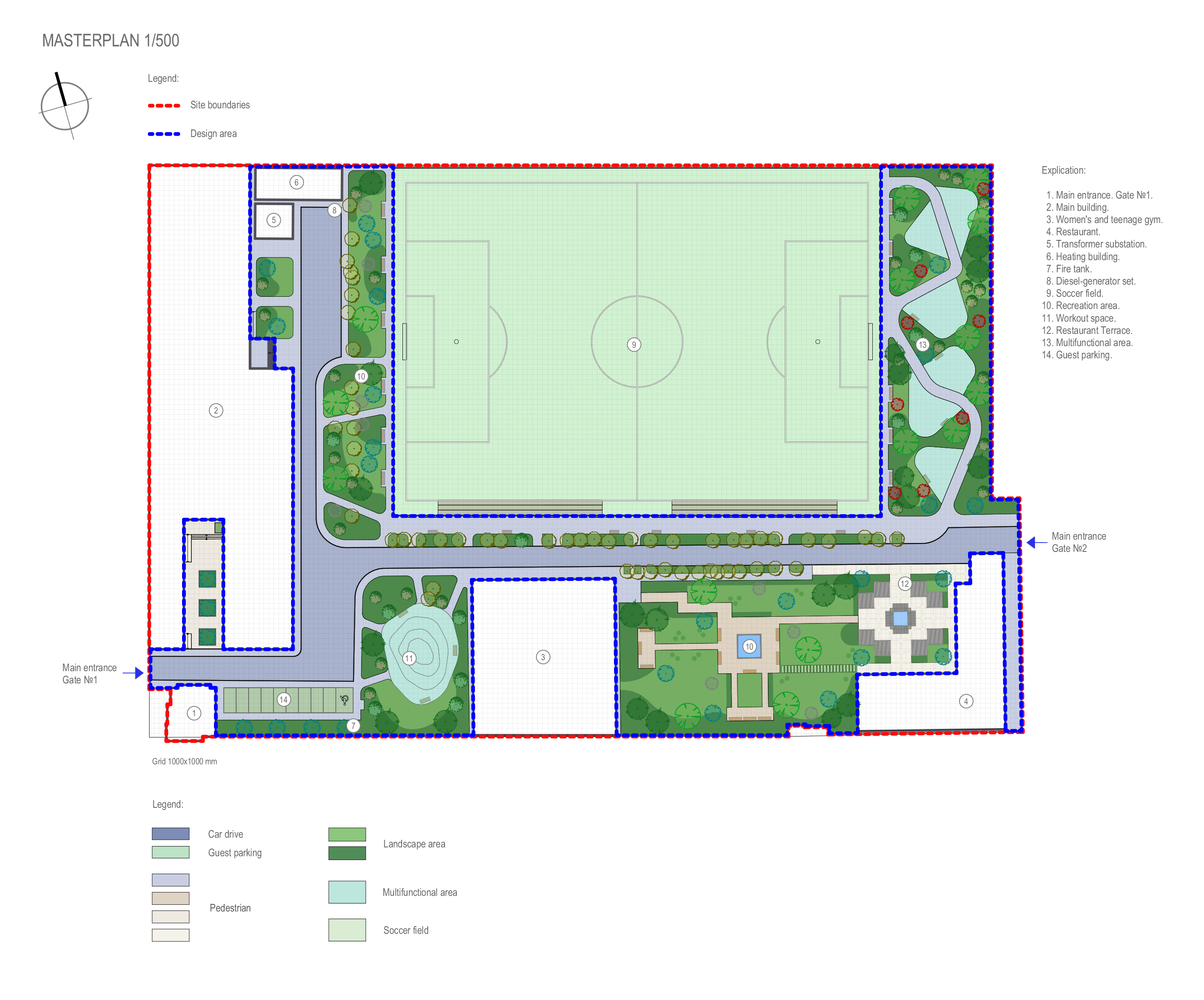 柔道联合会·训练中心丨阿塞拜疆丨Beloded Landscaping-10