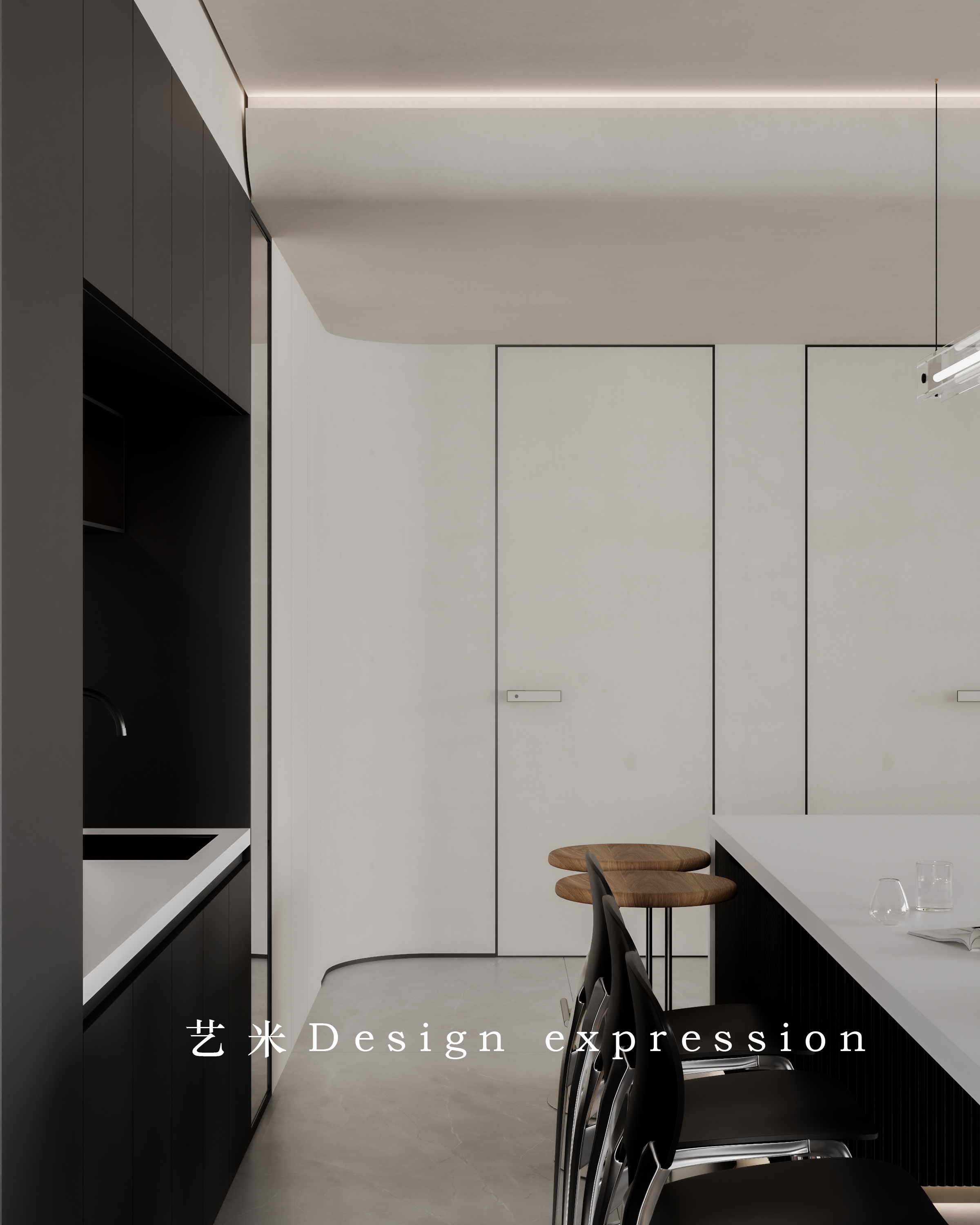 极简黑白-艺米效果图-7