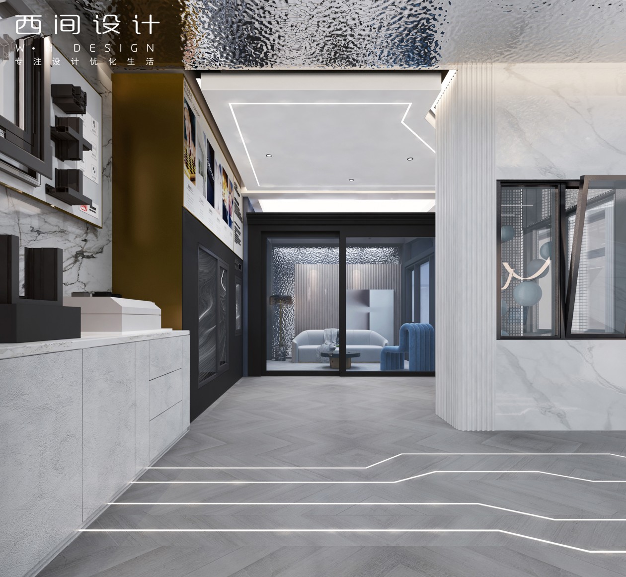万家灯火 · 佐帝门窗展厅设计丨中国长沙丨长沙西间设计-49