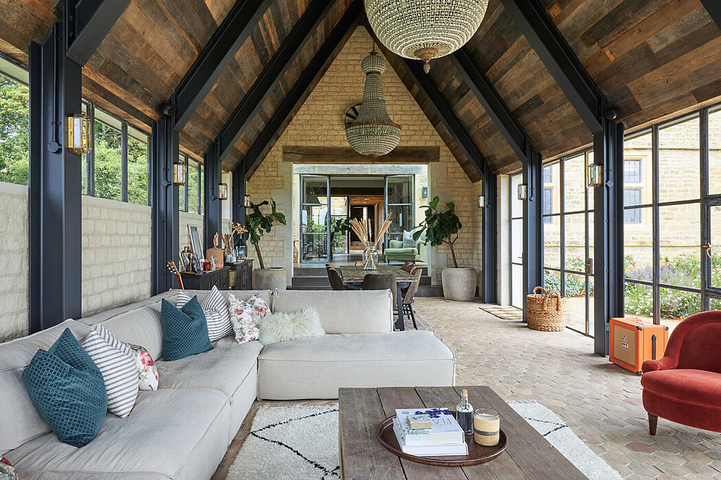 科茨沃尔德农舍丨英国牛津丨Stephen Fletcher Architects-6