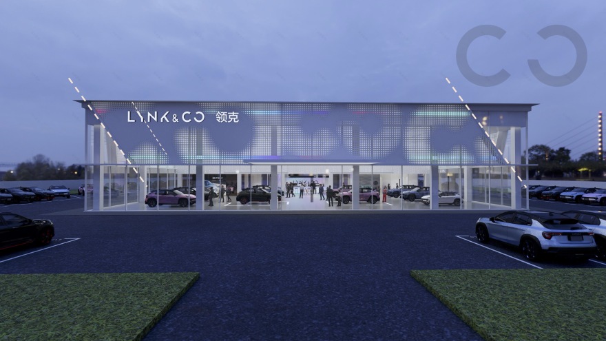 领克汽车 4S 店立面设计-19