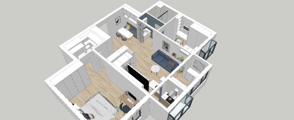 小户型空间改造，打造互动式生活空间-11