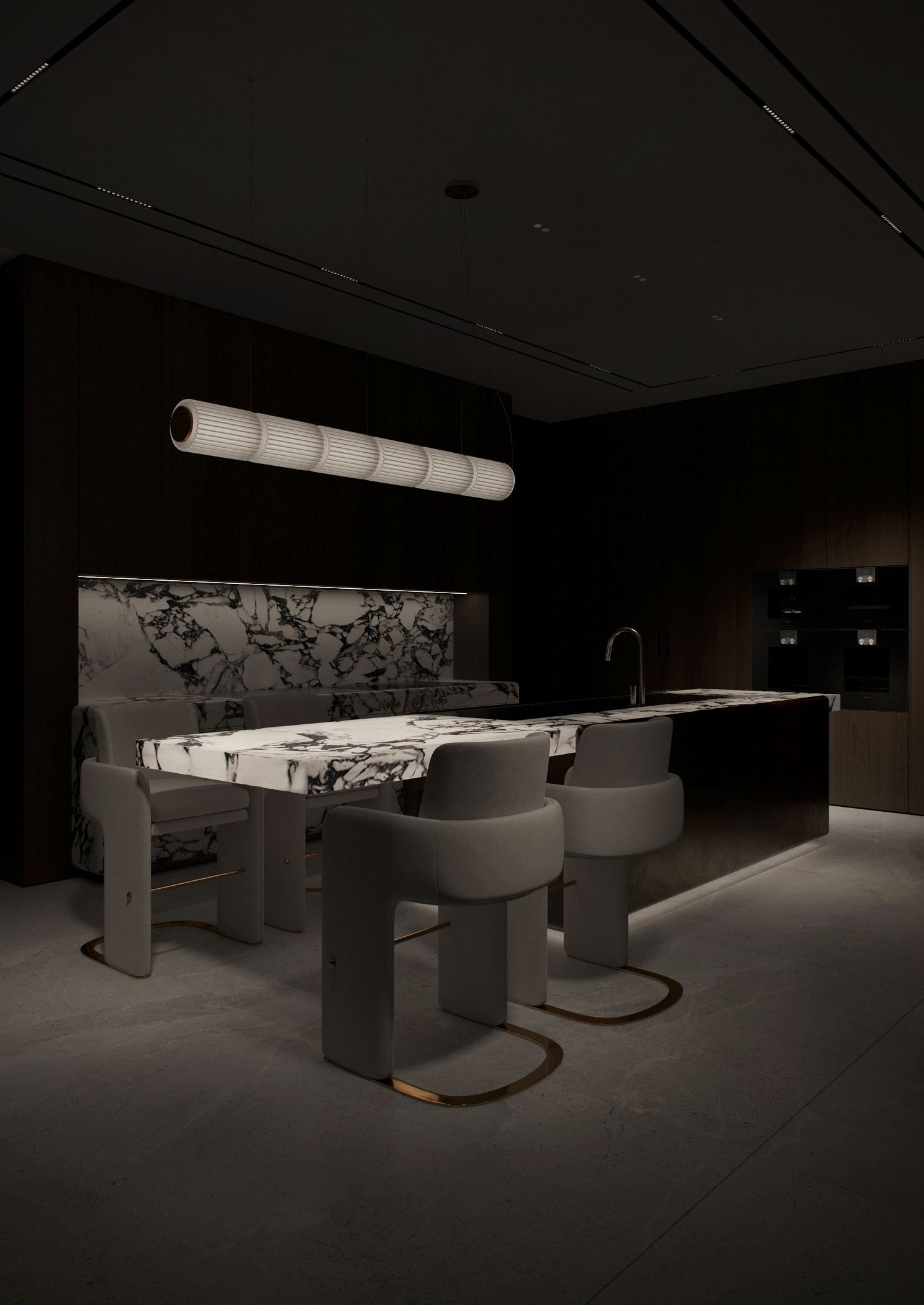 620平 别墅空间设计，简约舒适！-15