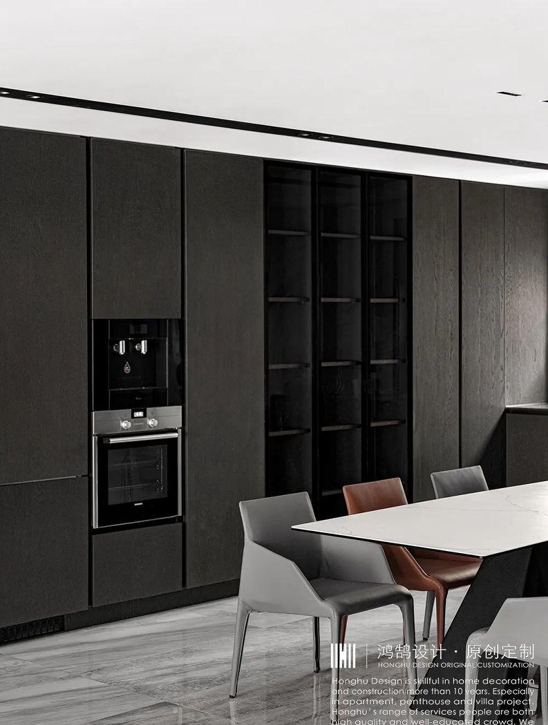 160㎡平层空间的超大共享活动设计丨鸿鹄设计-17